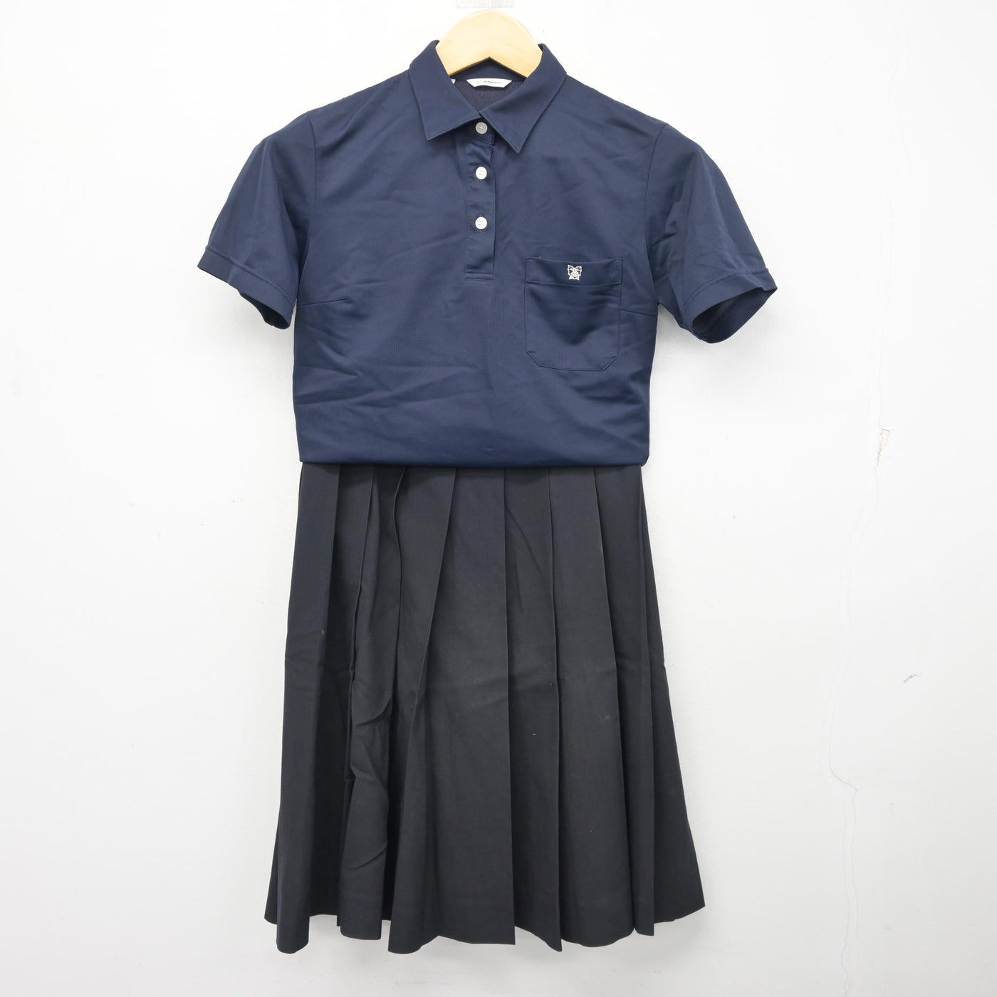 【中古】愛知県 半田高等学校 女子制服 2点 (シャツ・スカート) sf100974