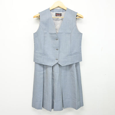 【中古】埼玉県 八潮中学校 女子制服 6点 (ブレザー・ベスト・スカート) sf100976