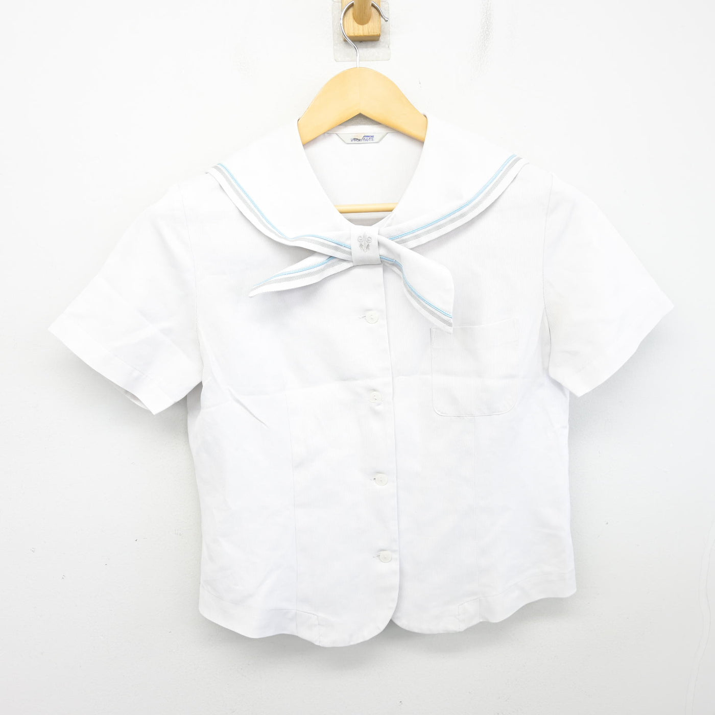 【中古】京都府 京都聖母学院中学校・高等学校 女子制服 2点 (ニット・セーラー服) sf100979