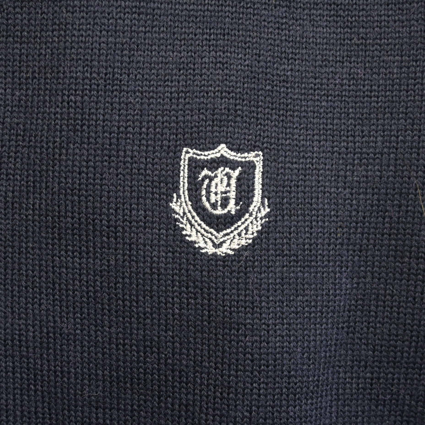【中古】栃木県 宇都宮短期大学附属高等学校 男子制服 2点 (ニット・ニットベスト) sf100981