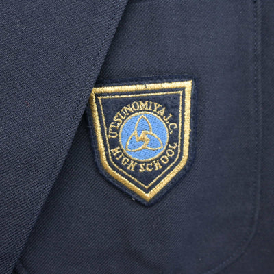 【中古】栃木県 宇都宮短期大学附属高等学校 男子制服 5点 (ブレザー・シャツ・ズボン) sf100983