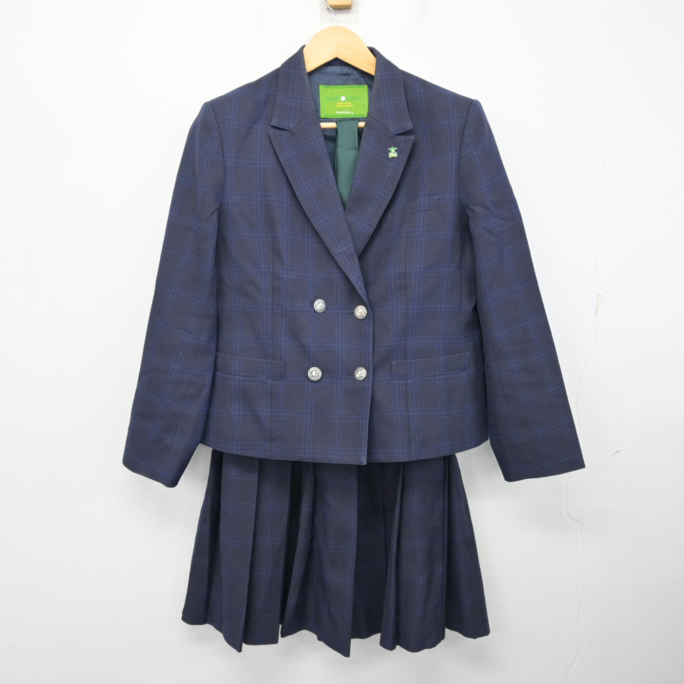 【中古】北海道 北海道帯広南商業高等学校 女子制服 4点 (ブレザー・スカート) sf100984