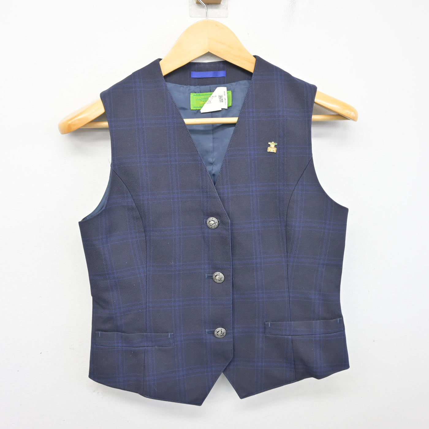 【中古】北海道 北海道帯広南商業高等学校 女子制服 2点 (ベスト・ズボン) sf100985