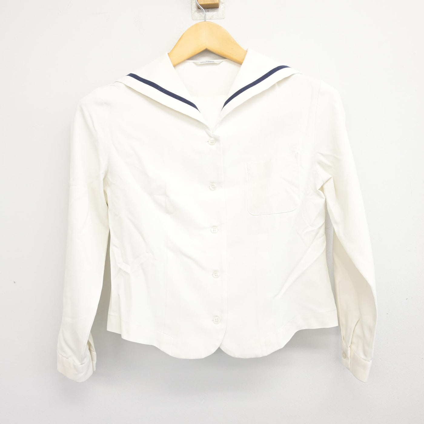 【中古】広島県 広島国際学院高等学校 女子制服 2点 (セーラー服・シャツ) sf100989