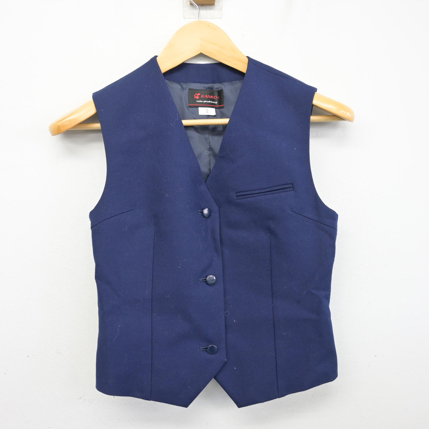【中古】千葉県 薬園台高等学校 女子制服 2点 (ベスト・スカート) sf100991