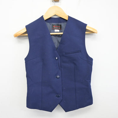 【中古】千葉県 薬園台高等学校 女子制服 2点 (ベスト・スカート) sf100991