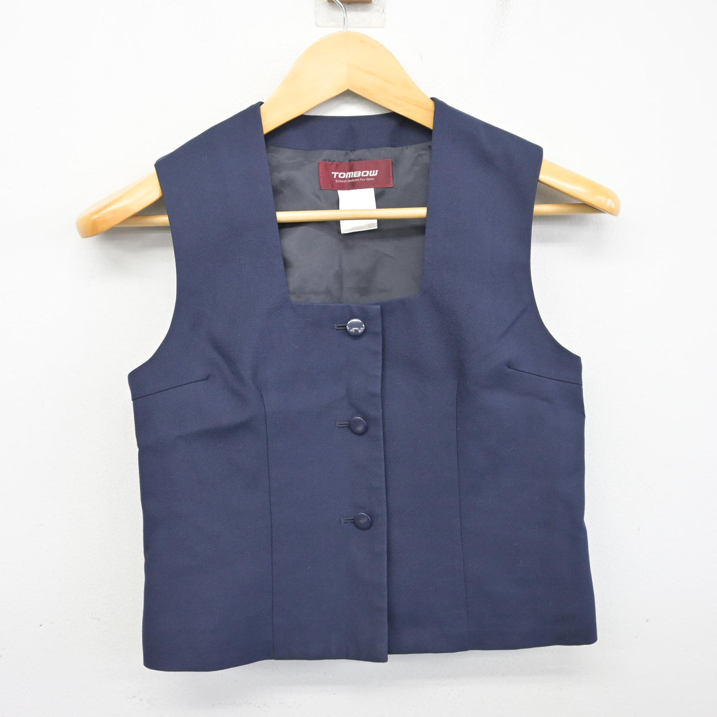 【中古】千葉県 花園中学校 女子制服 2点 (ベスト・スカート) sf100992