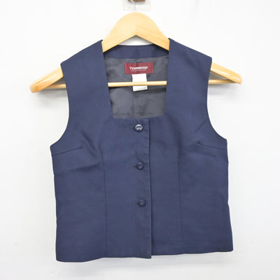 【中古】千葉県 花園中学校 女子制服 2点 (ベスト・スカート) sf100992