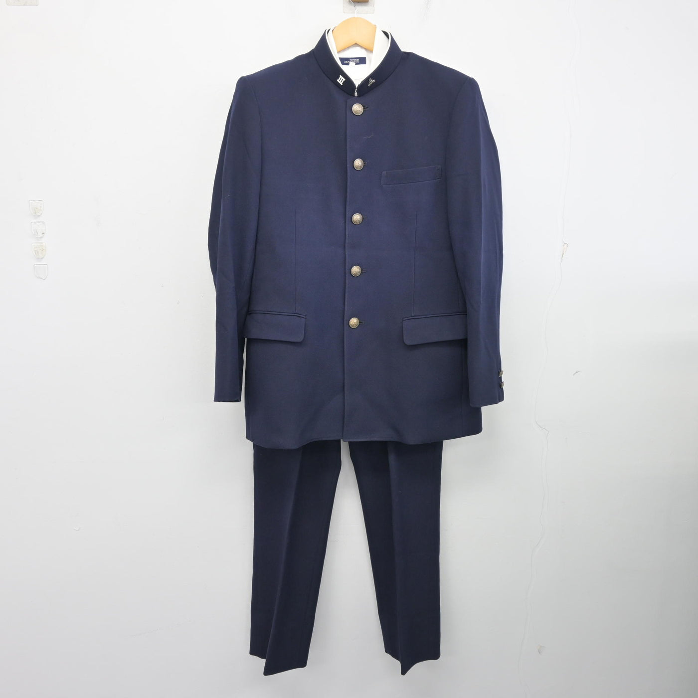 【中古】広島県 広島新庄中学校・広島新庄高等学校 男子制服 3点 (学ラン・シャツ・ズボン) sf100995