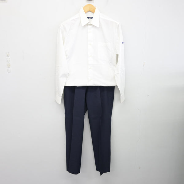 中古】広島県 広島新庄中学校・広島新庄高等学校 男子制服 2点 (シャツ