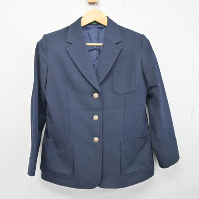 【中古】広島県 福木中学校 女子制服 3点 (ブレザー・ジャンパースカート) sf100997