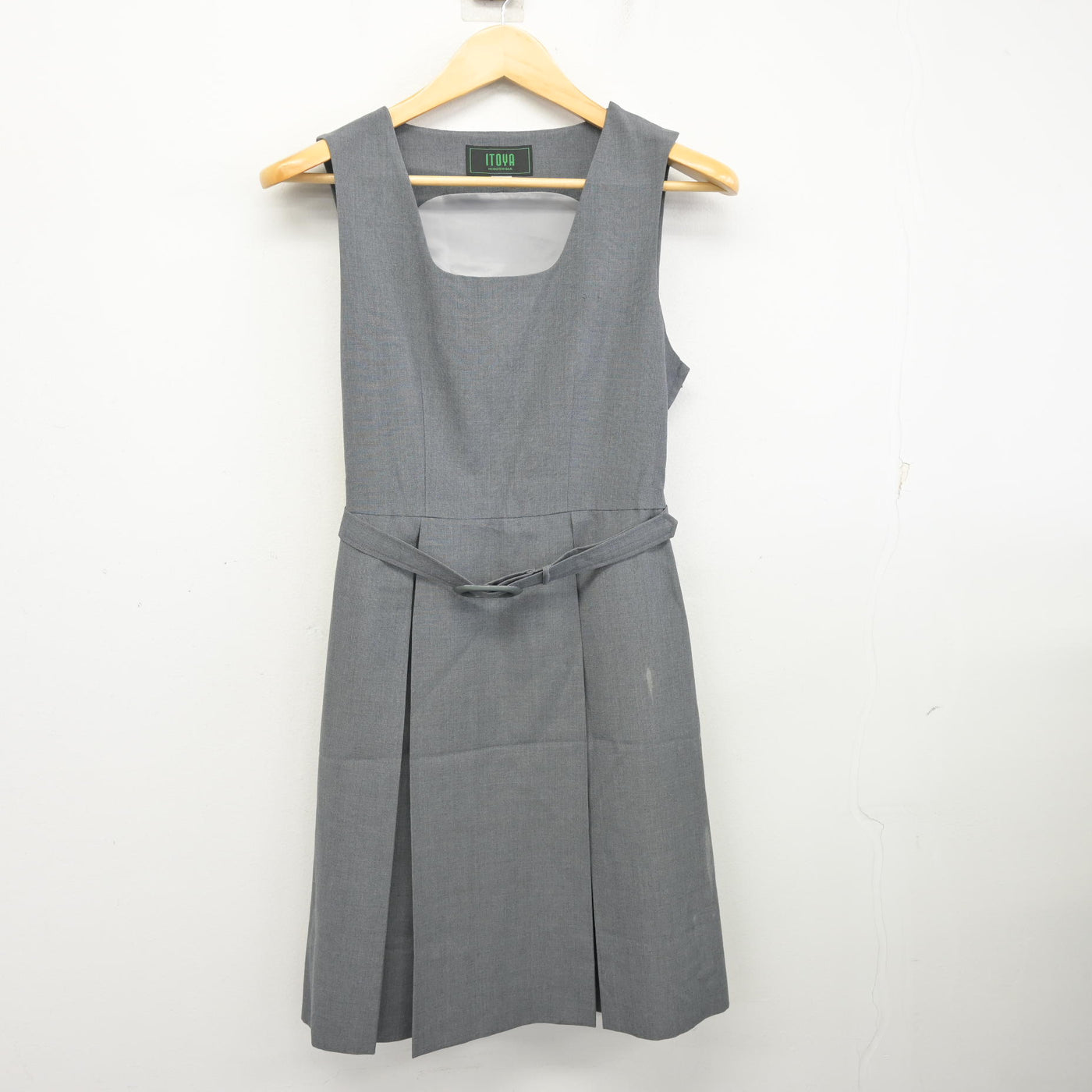 【中古】広島県 福木中学校 女子制服 1点 (ジャンパースカート) sf100998