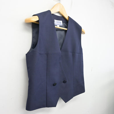 【中古】兵庫県 山陽中学校 女子制服 1点 (ベスト) sf101005