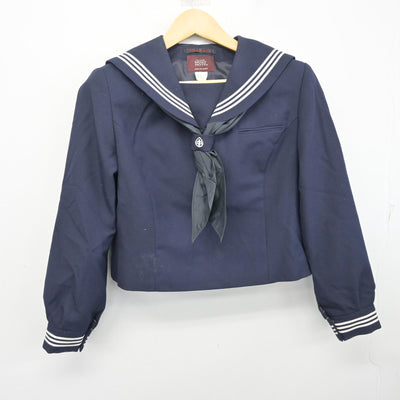 【中古】東京都 上一色中学校 女子制服 3点 (セーラー服・スカート) sf101006