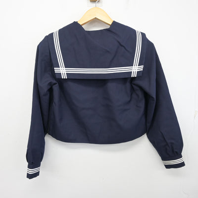 【中古】兵庫県 大白書中学校 女子制服 3点 (セーラー服・スカート) sf101009