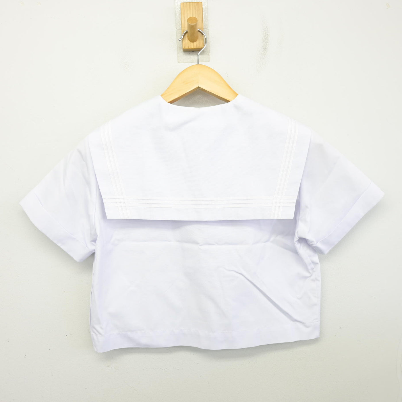 【中古】兵庫県 大白書中学校 女子制服 3点 (セーラー服・スカート) sf101010