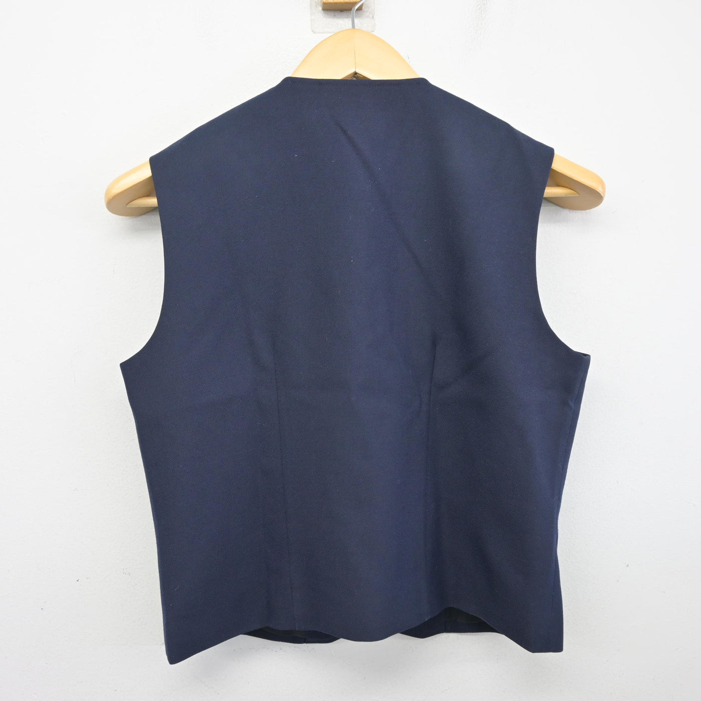【中古】兵庫県 姫路飾西高等学校 女子制服 2点 (ベスト・スカート) sf101013