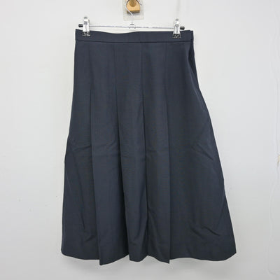 【中古】兵庫県 姫路飾西高等学校 女子制服 2点 (ベスト・スカート) sf101013