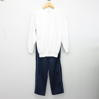 【中古】岐阜県 岐南中学校 女子制服 3点 (ジャージ 上・体操服 上・ジャージ 下) sf101015