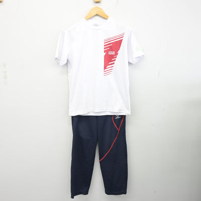 【中古】千葉県 市川南高等学校 女子制服 3点 (ジャージ 上・体操服 上・ジャージ 下) sf101018