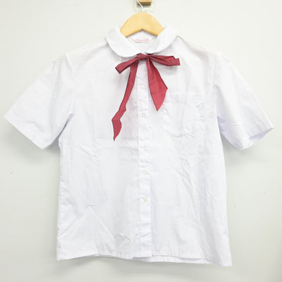 【中古】千葉県 高谷中学校 女子制服 4点 (ベスト・シャツ・スカート) sf101022