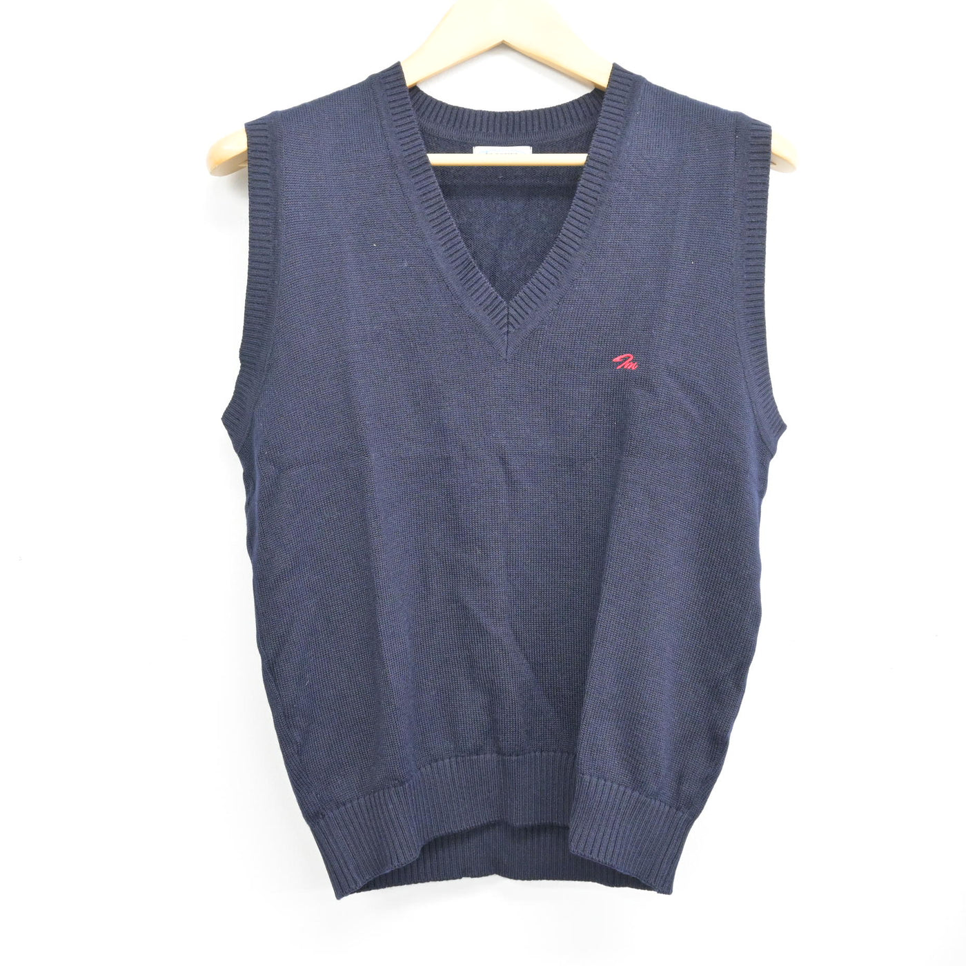 【中古】千葉県 市川南高等学校 女子制服 4点 (ニットベスト・スカート) sf101025