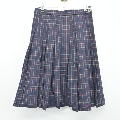 【中古】千葉県 市川南高等学校 女子制服 4点 (ニットベスト・スカート) sf101025