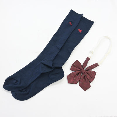【中古】千葉県 市川南高等学校 女子制服 4点 (ニットベスト・スカート) sf101025