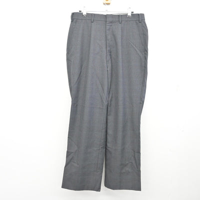 【中古】大阪府 久米田高等学校 男子制服 4点 (ブレザー・シャツ・ズボン) sf101027