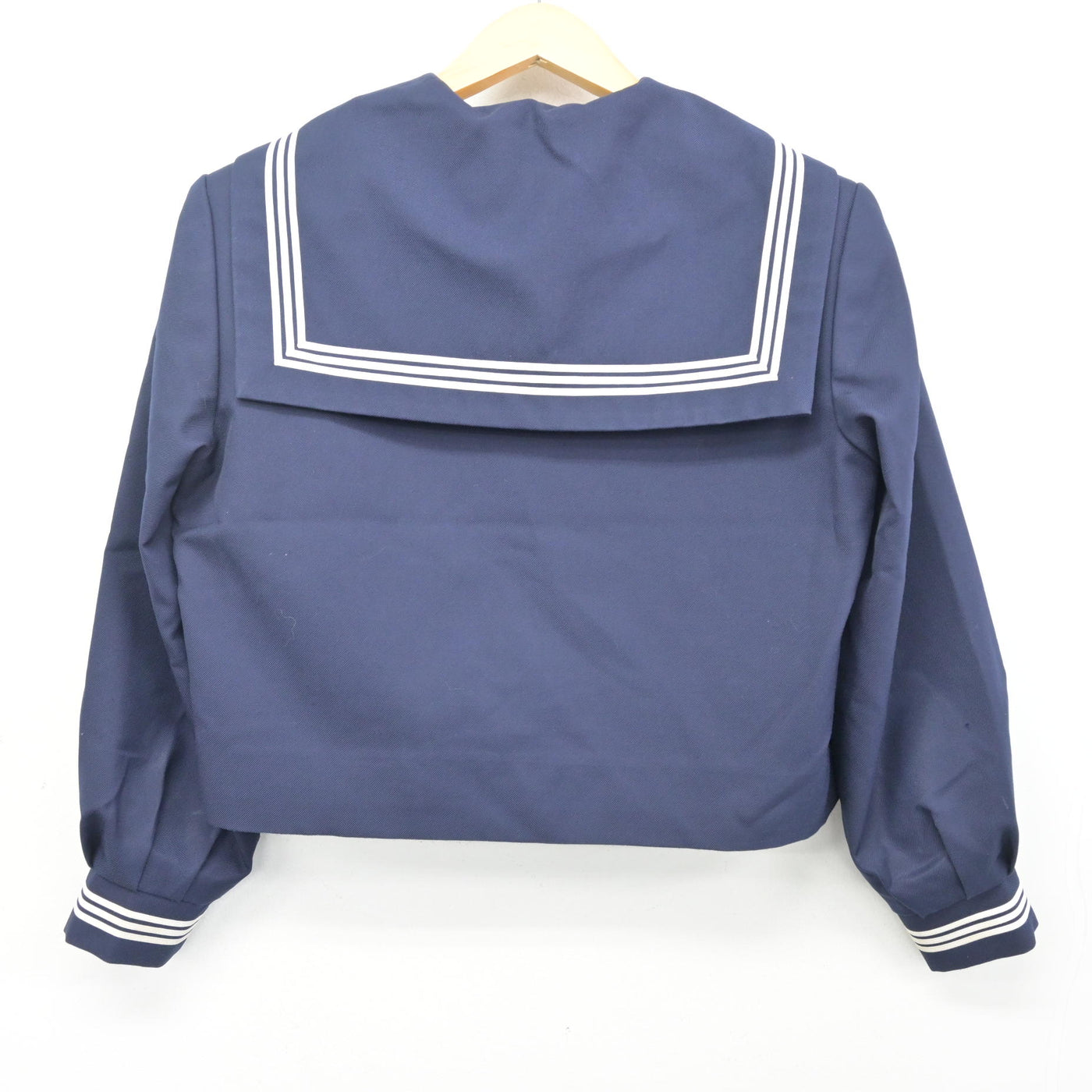【中古】兵庫県 姫路市立灘中学校 女子制服 3点 (セーラー服・スカート) sf101041