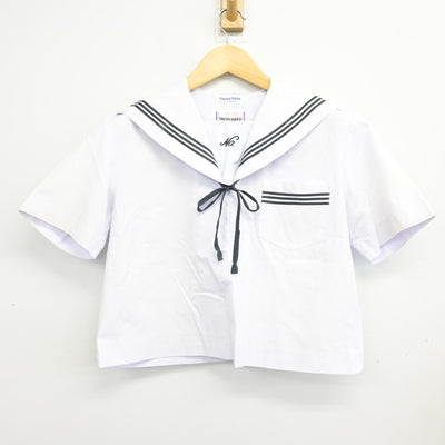 【中古】兵庫県 姫路市立灘中学校 女子制服 3点 (セーラー服・スカート) sf101042