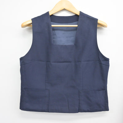 【中古】兵庫県 姫路市立灘中学校 女子制服 2点 (ベスト・シャツ) sf101044