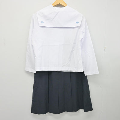 【中古】福島県 二本松第一中学校 女子制服 3点 (セーラー服・スカート) sf101085