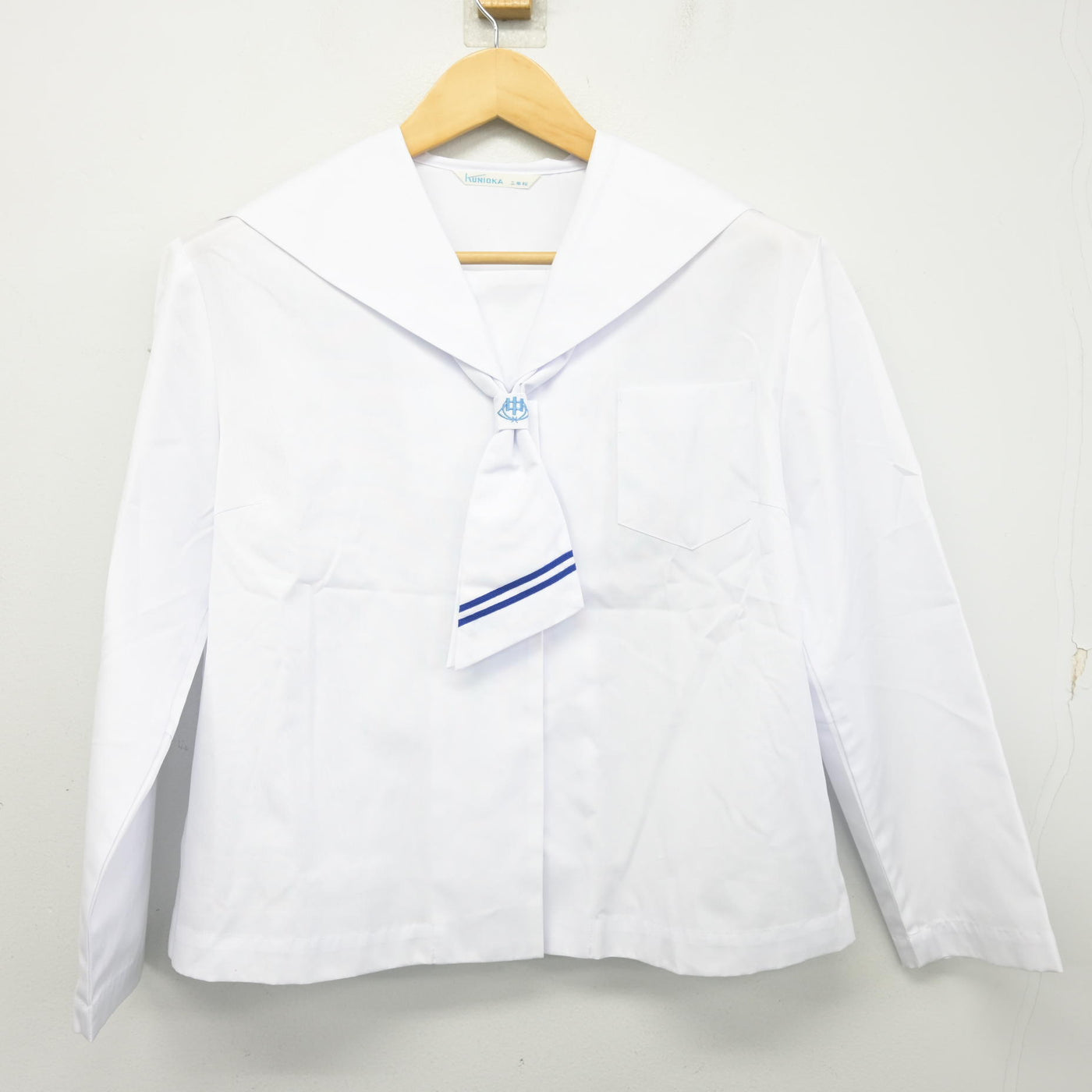 【中古】福島県 二本松第一中学校 女子制服 3点 (セーラー服・スカート) sf101085