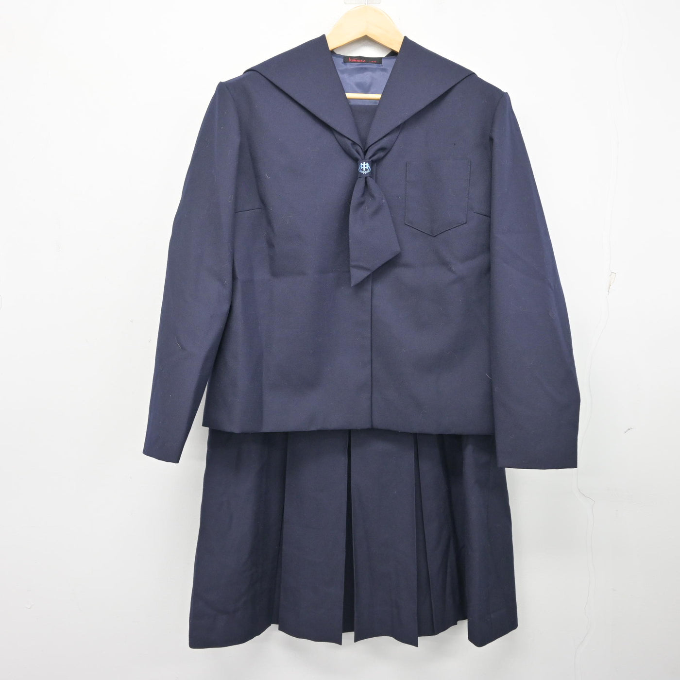 【中古】福島県 二本松第一中学校 女子制服 3点 (セーラー服・スカート) sf101086