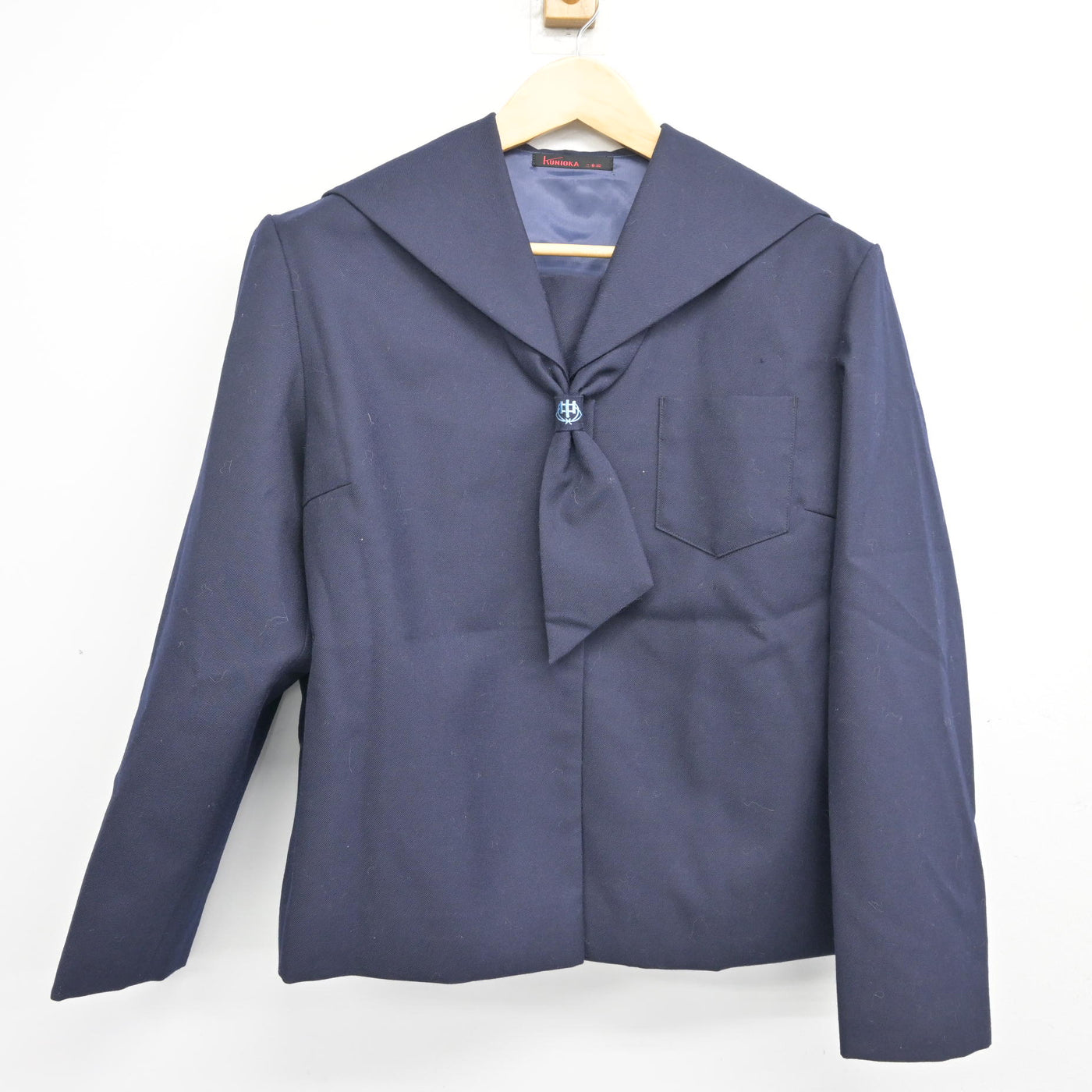 【中古】福島県 二本松第一中学校 女子制服 3点 (セーラー服・スカート) sf101086