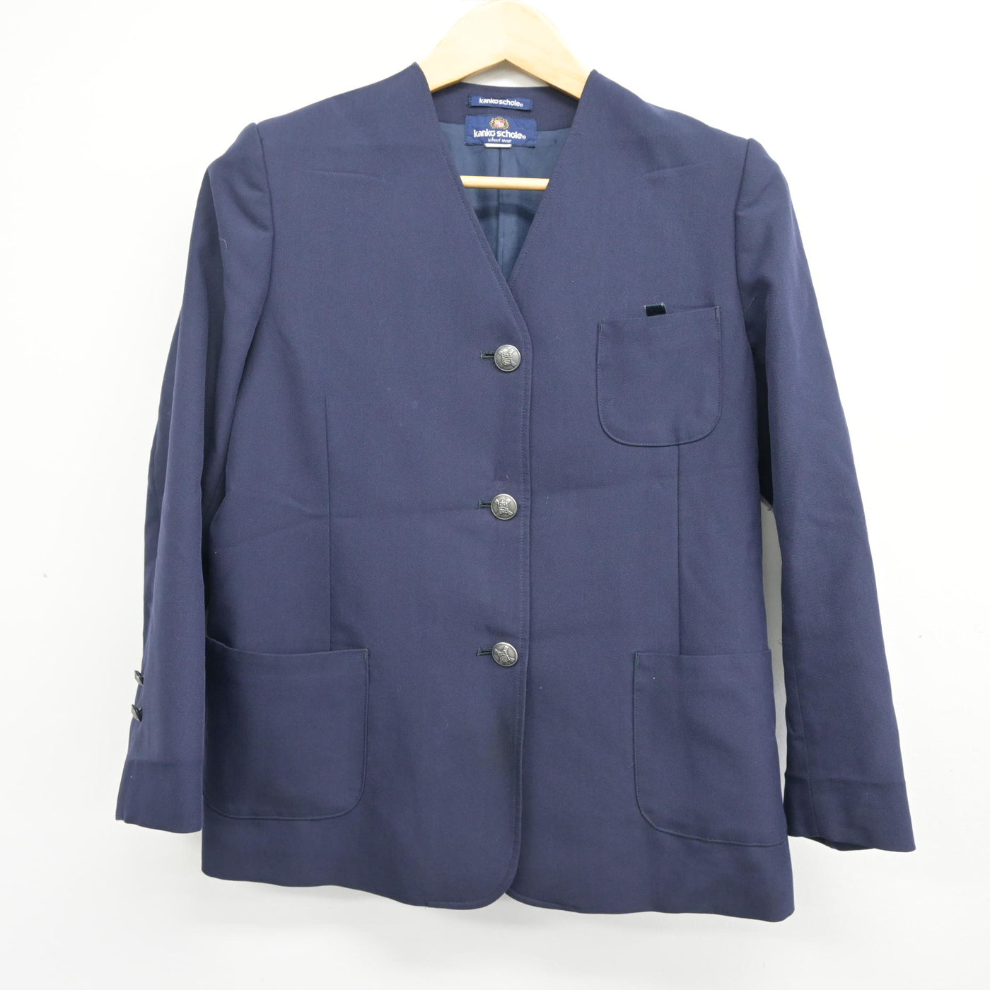 【中古】福島県 二本松北小学校 女子制服 2点 (ブレザー・スカート) sf101088