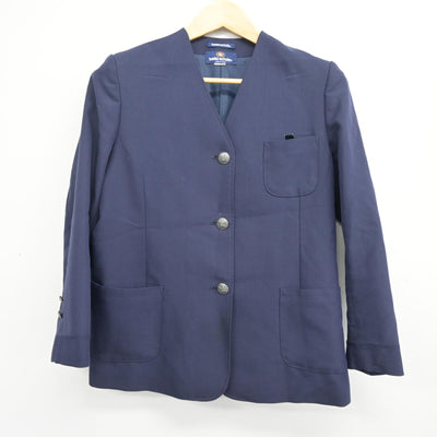 【中古】福島県 二本松北小学校 女子制服 2点 (ブレザー・スカート) sf101088