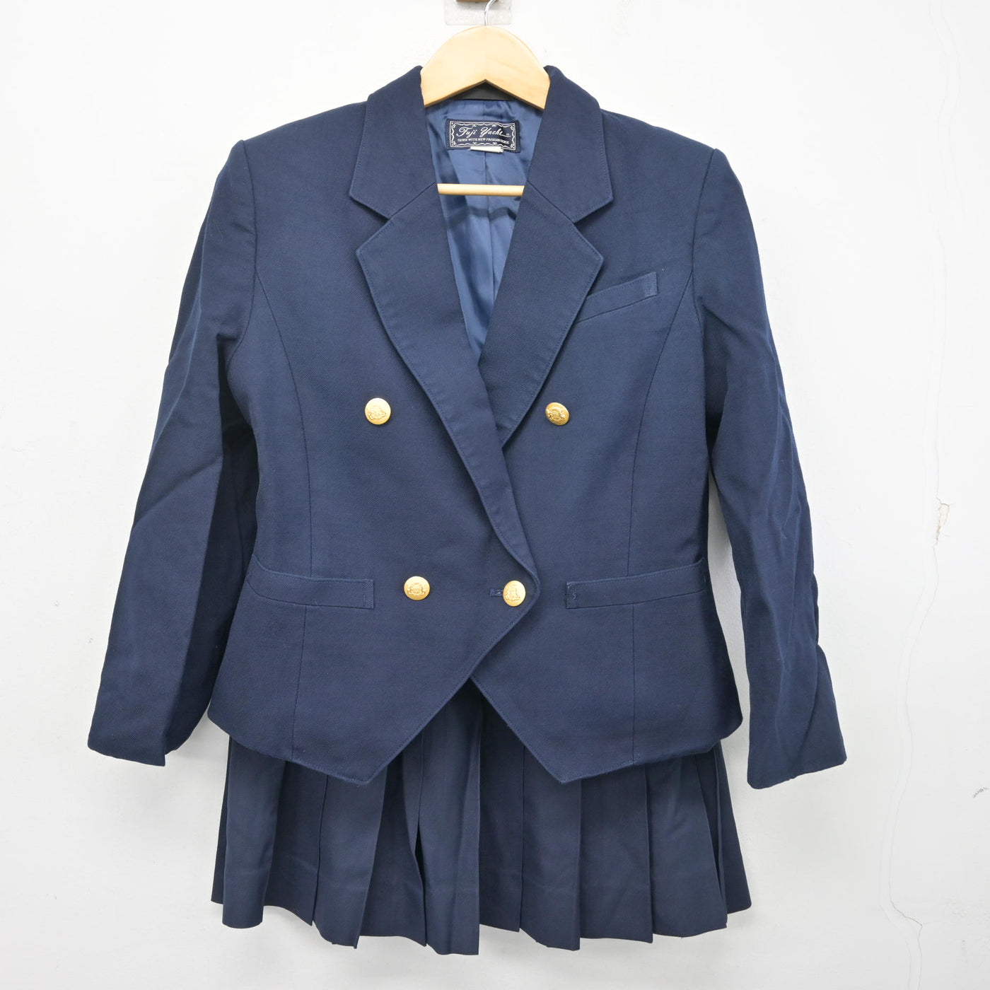 【中古】兵庫県 福崎高等学校 女子制服 2点 (ブレザー・スカート) sf101091