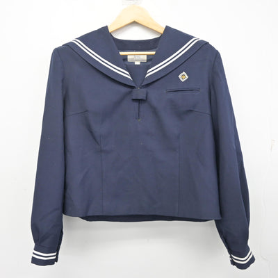【中古】 学校名不明 女子制服 2点 (セーラー服・スカート) sf101095