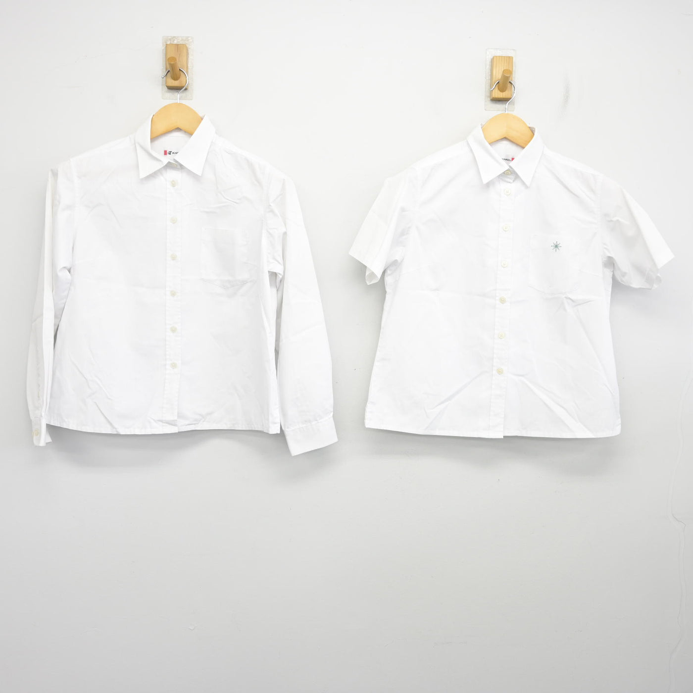 【中古】岡山県 岡山城東高等学校 女子制服 2点 (シャツ) sf101097