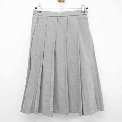 【中古】岡山県 岡山城東高等学校 女子制服 4点 (ベスト・シャツ・スカート) sf101098
