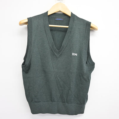 【中古】埼玉県 越谷総合技術高等学校 女子制服 3点 (ニットベスト・スカート) sf101103