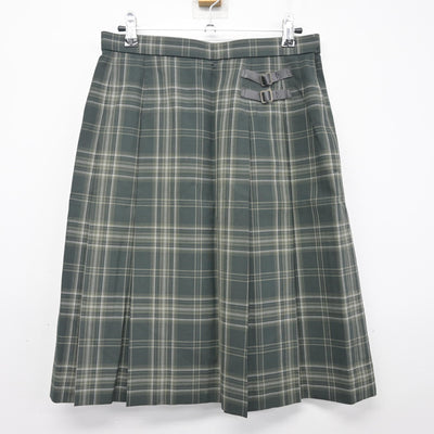 【中古】埼玉県 越谷総合技術高等学校 女子制服 3点 (ニットベスト・スカート) sf101103