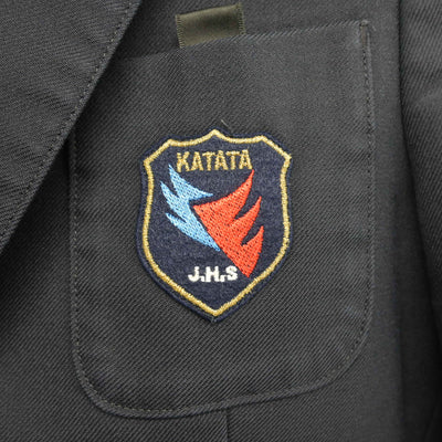 【中古】滋賀県 堅田中学校 女子制服 4点 (ブレザー・スカート) sf101105
