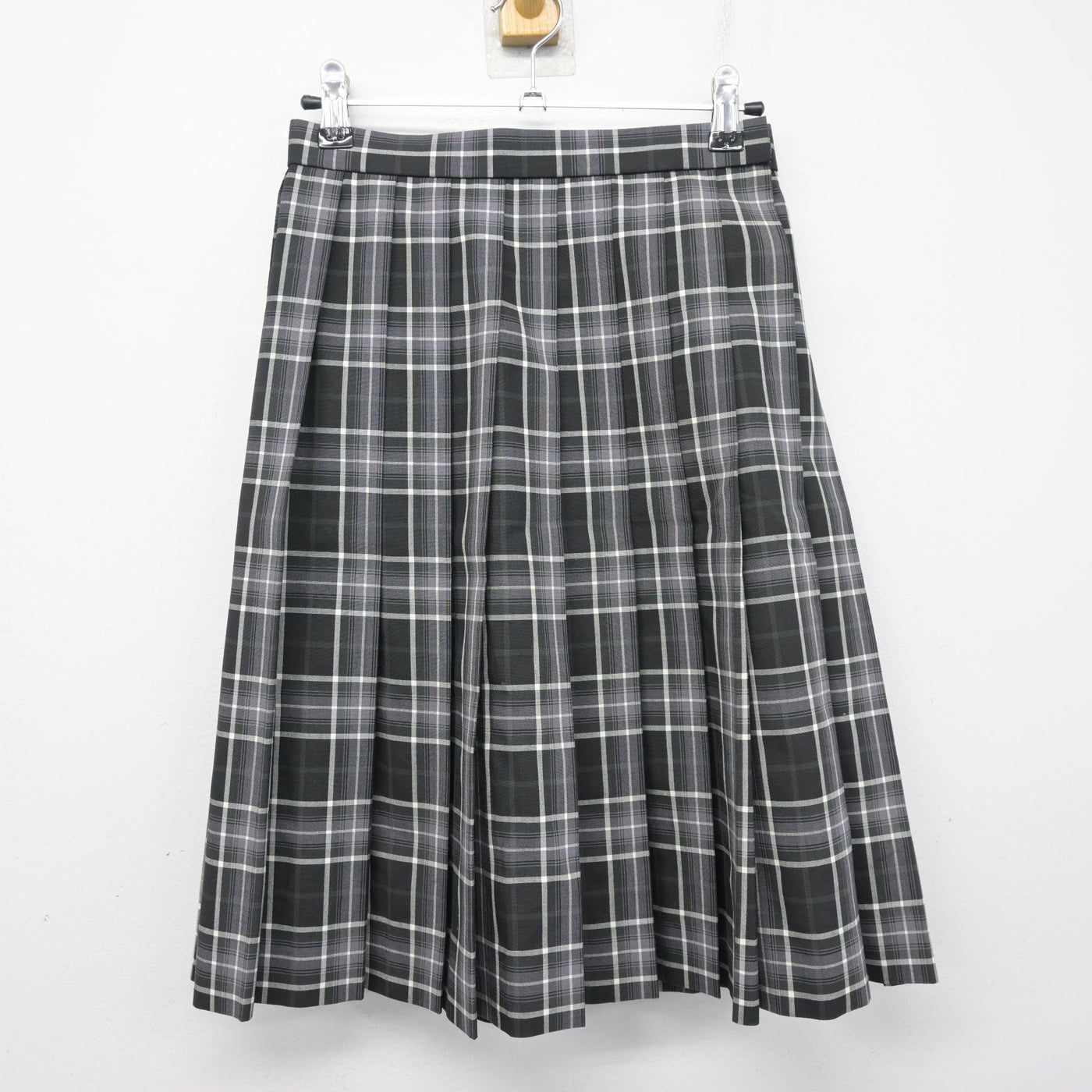 【中古】東京都 八王子高等学校 女子制服 2点 (ニットベスト・スカート) sf101107