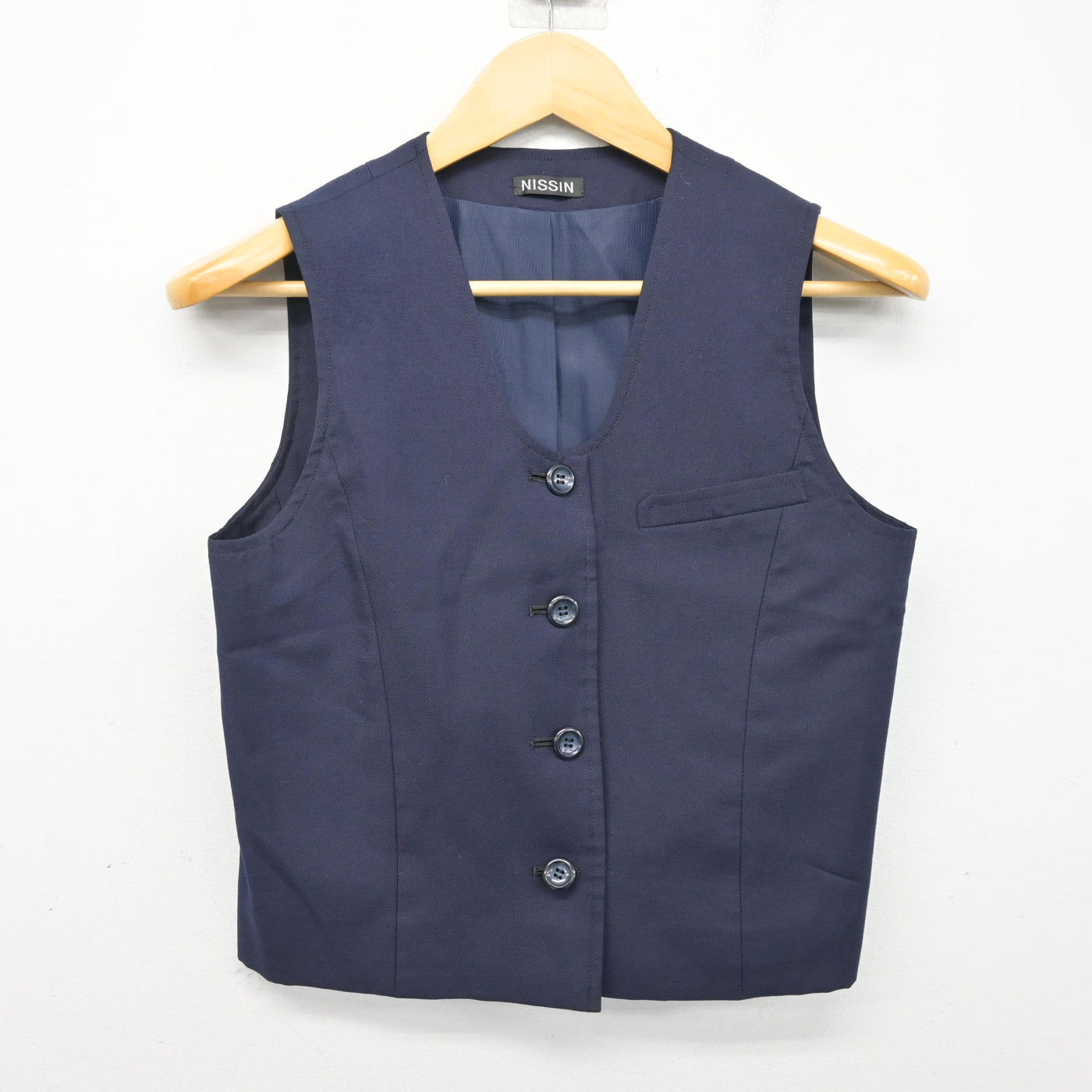 【中古】東京都 女子美術大学付属高等学校・中学校 女子制服 2点 (ベスト・スカート) sf101109