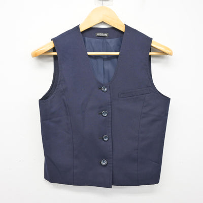 【中古】東京都 女子美術大学付属高等学校・中学校 女子制服 2点 (ベスト・スカート) sf101109