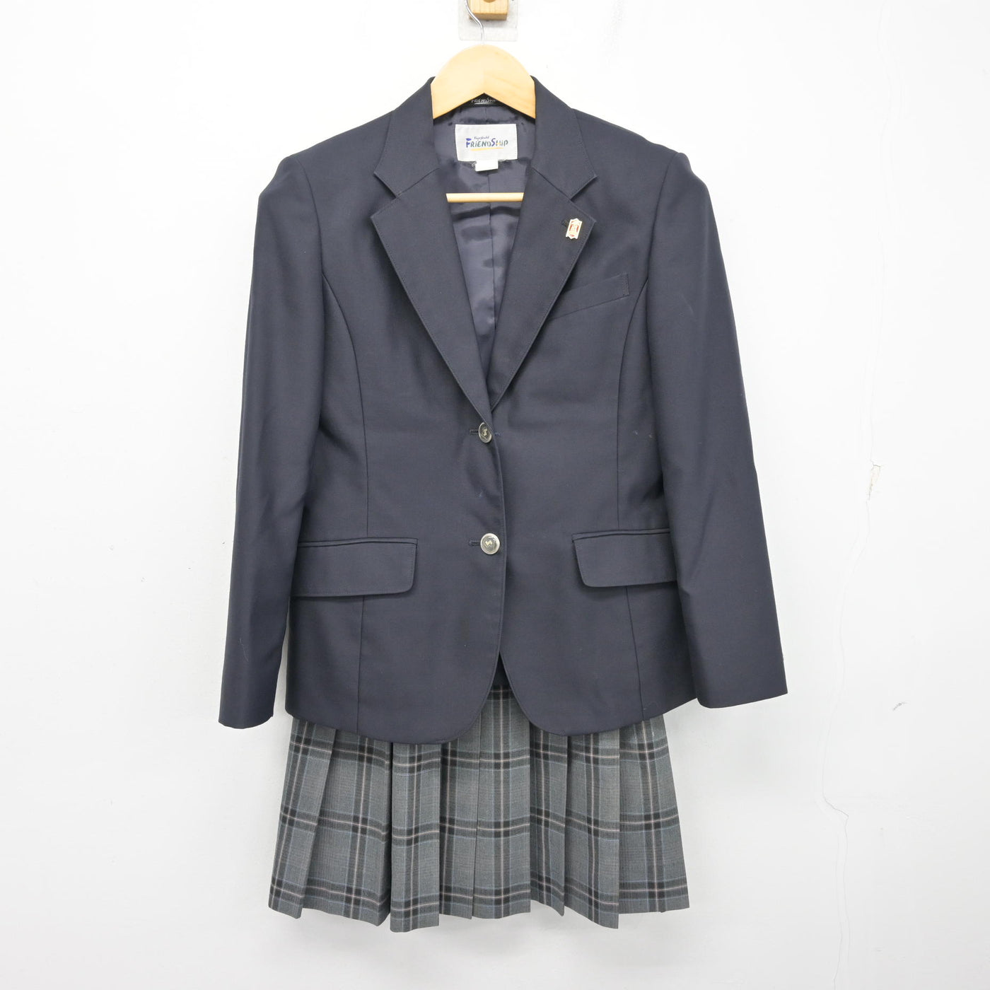 【中古】神奈川県 はるひ野中学校 女子制服 3点 (ブレザー・スカート) sf101110