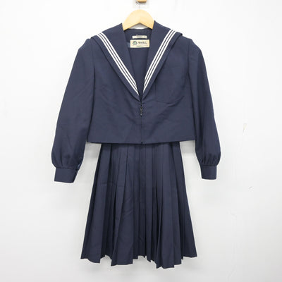 【中古】愛知県 尾西第三中学校/旧制服 女子制服 2点 (セーラー服・スカート) sf101118